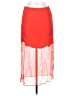 J.Crew 100% Cupro Red Casual Skirt Size XS - photo 1
