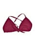 Assorted Brands Solid Burgundy Swimsuit Top Size XL - photo 1