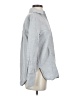 Max Studio 100% Cotton Solid Gray Long Sleeve Button-Down Shirt Size S - photo 4