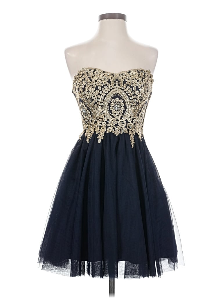 Pre-owned City Studio Cocktail Dress In Blue