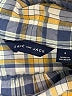 Janie and Jack 100% Cotton Plaid Blue Long Sleeve Button-Down Shirt Size 4 - photo 3