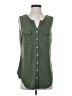 Parallel Skies Green Sleeveless Blouse Size S - photo 1