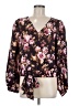 Express 100% Polyester Black Long Sleeve Blouse Size M - photo 1