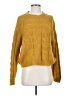 Vero Moda Chevron-herringbone Yellow Pullover Sweater Size S - photo 1