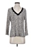 Donatella Silver 3/4 Sleeve T-Shirt Size S - photo 1
