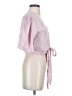 Lulus 100% Rayon Pink Short Sleeve Blouse Size S - photo 4