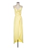 Everly 100% Polyester Yellow Casual Dress Size S - photo 1