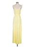 Everly 100% Polyester Yellow Casual Dress Size S - photo 2