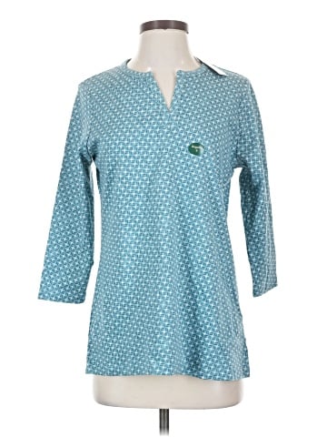 L.L.Bean 3/4 Sleeve Button-Down Shirt (view 1)