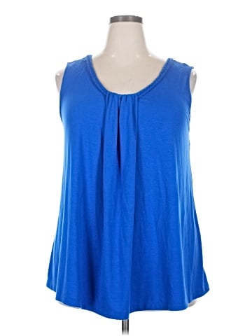 Just My Size Sleeveless Blouse (view 1)