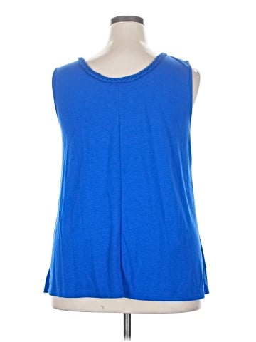 Just My Size Sleeveless Blouse (view 2)