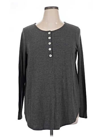 Zenana Premium Long Sleeve Henley (view 1)