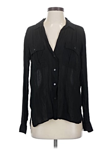 James Perse Long Sleeve Blouse (view 1)