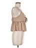 Assorted Brands 100% Polyester Tan Sleeveless Blouse Size L - photo 4