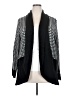John Paul Richard 100% Acrylic Houndstooth Black Cardigan Size 2X - photo 1