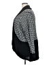 John Paul Richard 100% Acrylic Houndstooth Black Cardigan Size 2X - photo 5