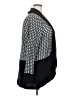 John Paul Richard 100% Acrylic Houndstooth Black Cardigan Size 2X - photo 4
