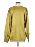 Vince. 100% Silk Gold Blouse Size S - photo 2
