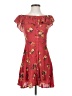 Zara Floral Red Casual Dress Size S - photo 1