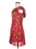 Zara Floral Red Casual Dress Size S - photo 5