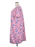 Lands' End Print Pink Casual Dress Size 2X - photo 5