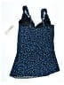 Trimshaper Polka Dots Blue Swimsuit Top Size 10 - photo 2