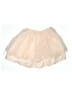 Forever 21 100% Polyamide Solid Ivory Skirt Size 9 - 10 - photo 1