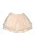 Forever 21 100% Polyamide Solid Ivory Skirt Size 9 - 10 - photo 2