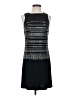 St. John Graphic Black Cocktail Dress Size 2 - photo 1