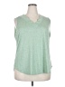 Unbranded Green Sleeveless T-Shirt Size 2X - photo 1
