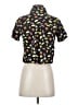 Love Notes 100% Rayon Print Black Short Sleeve Blouse Size XS (estimated) - photo 2