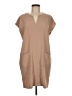 Bobeau Solid Tan Casual Dress Size M - photo 1