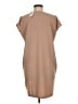 Bobeau Solid Tan Casual Dress Size M - photo 2