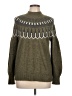 Vero Moda Chevron-herringbone Green Pullover Sweater Size L - photo 1