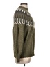 Vero Moda Chevron-herringbone Green Pullover Sweater Size L - photo 4