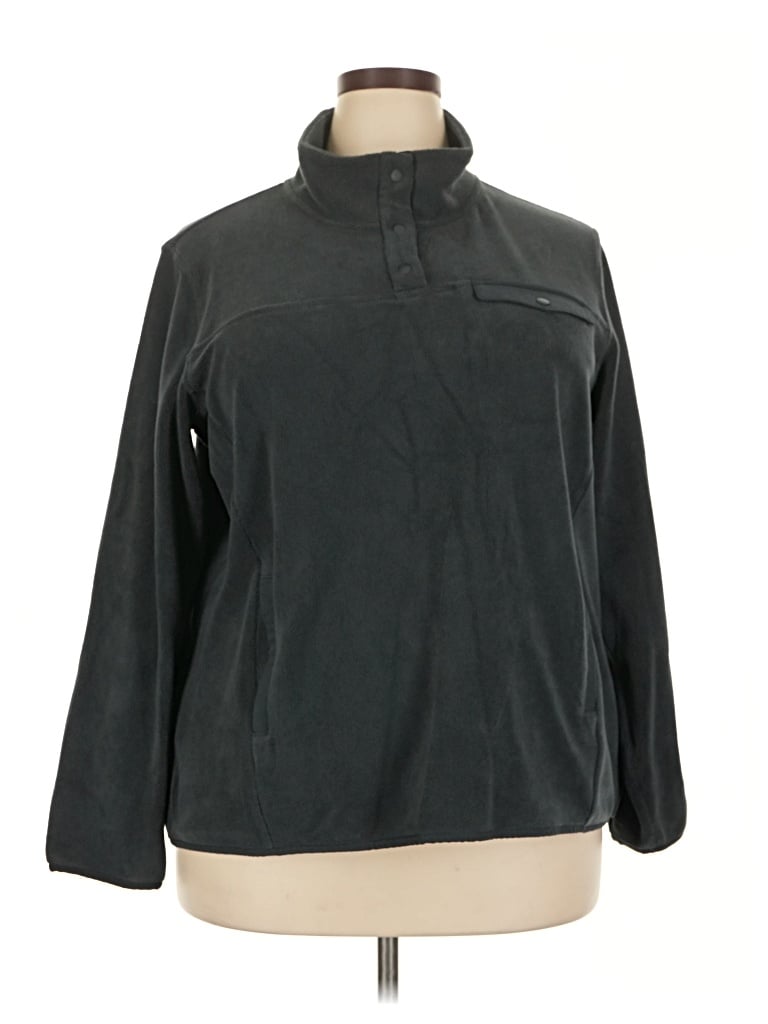 Pre-owned 32 Degrees Fleece Jacket In Black