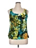 DressBarn Tropical Green Sleeveless Top Size XL (petite) - photo 1