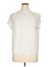 Shein Curve Ivory Short Sleeve Blouse Size 16 Plus (2) - photo 1