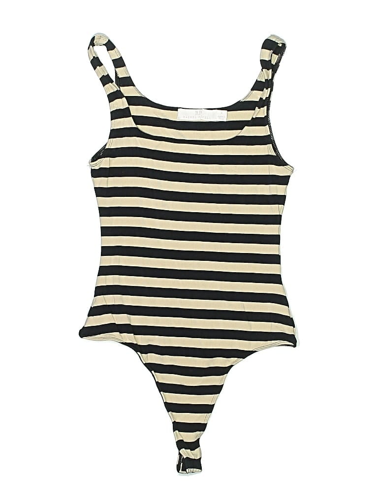 Pre-owned Rachel Parcell Bodysuit In Gold