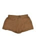 nuuds Solid Brown Khaki Shorts Size XL - photo 1