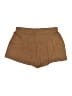 nuuds Solid Brown Khaki Shorts Size XL - photo 2