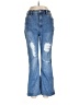 Refuge Hearts Blue Jeans Size 9 - photo 1