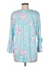 Ruby Rd. Teal Long Sleeve Blouse Size M - photo 2