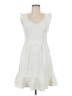 Maeve Stripes White Casual Dress Size 6 - photo 1