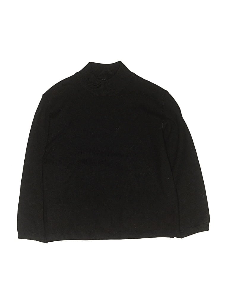 Pre-owned Zara Kids' Turtleneck Sweater In Black