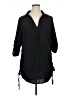 Unbranded Black 3/4 Sleeve Blouse Size XL - photo 1