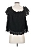 Mustard Seed Black Short Sleeve Blouse Size S - photo 2