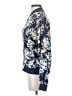 Equipment 100% Polyester Floral Blue Track Jacket Size XS - photo 5
