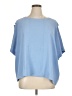 Attitudes by Renee 100% Polyester Blue Short Sleeve Blouse Size 1X - photo 1
