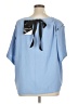 Attitudes by Renee 100% Polyester Blue Short Sleeve Blouse Size 1X - photo 2